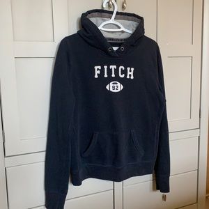 2000’s Abercrombie & Fitch Navy Blue Hoodie • Medium-Lightweight